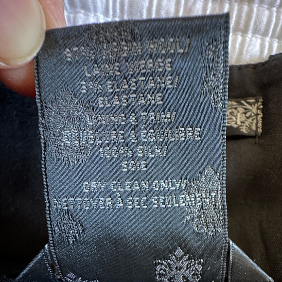 Paige Black Label All Season Stretch Wool Wide Legged Pants - Sz 2 - Picture 7 of 7